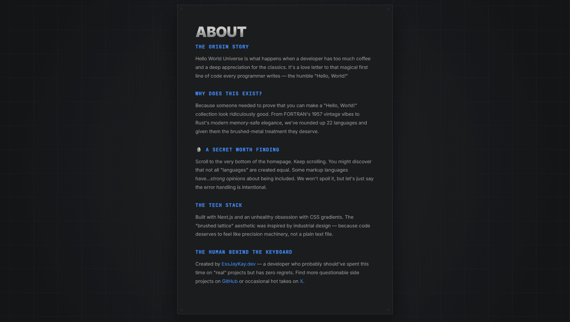 HELLO WORLD UNIVERSE Screenshot 3